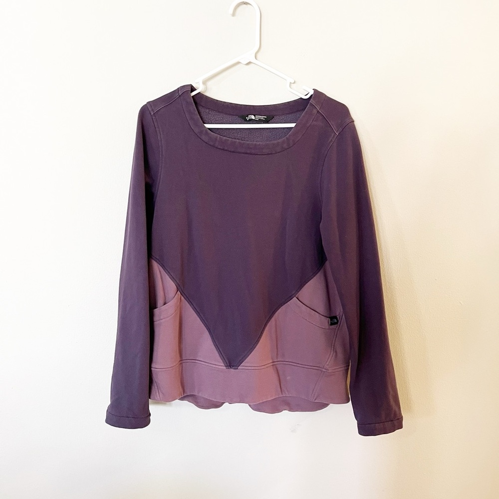 The North Face Purple Two Tone Pullover
